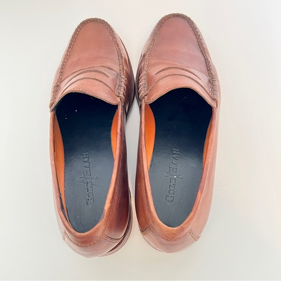 Cole Haan Penny Loafer light brown leather size men’s 9 - Picture 9 of 14